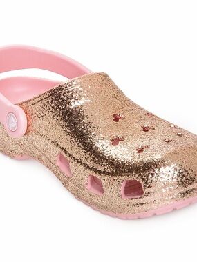 ✨ RARE ✨ Women’s 7 Disney Briar Rose Gold Crocs